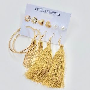6 earrings set